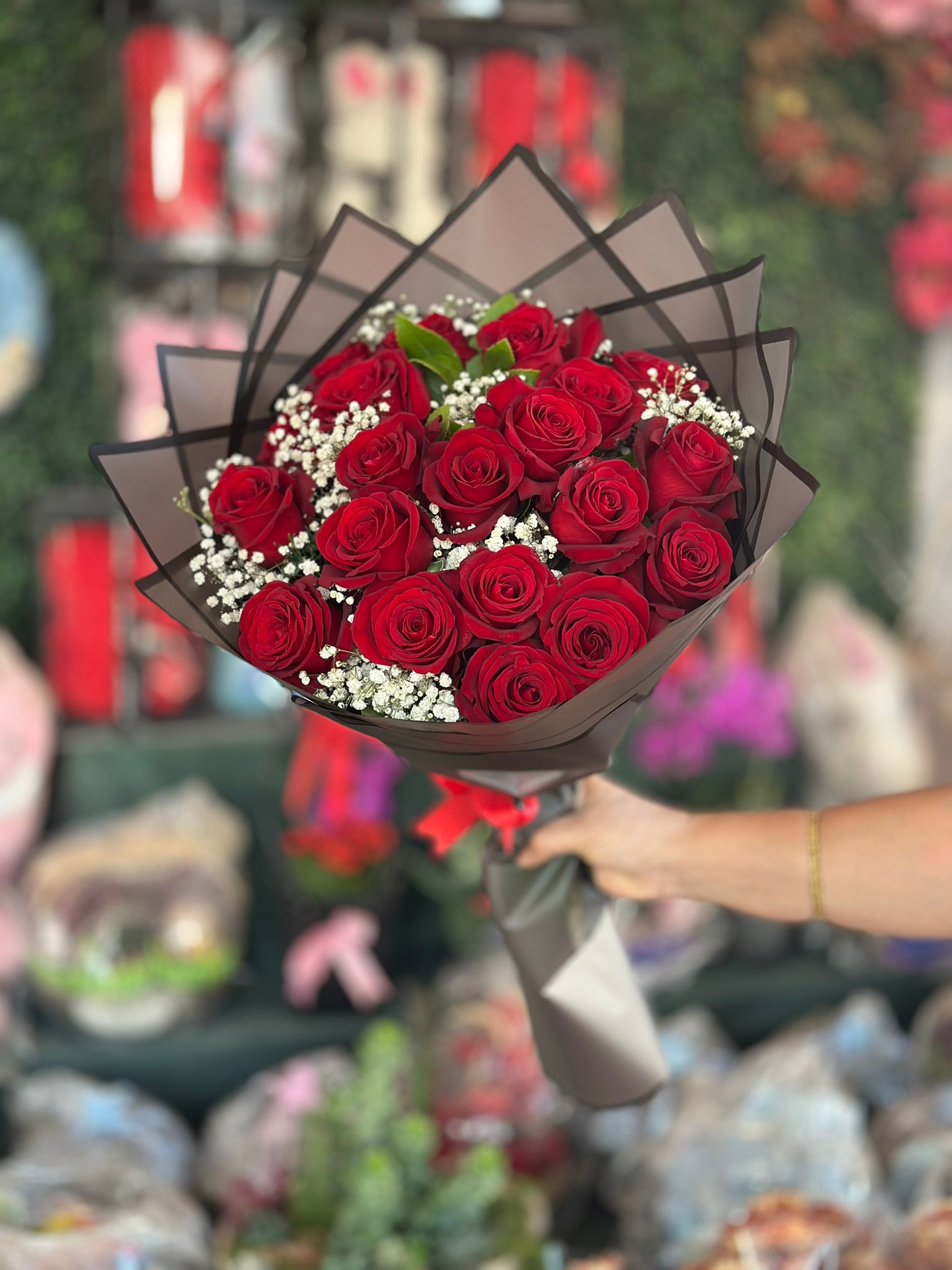 20 Adet Kırmızı Gül Buketi